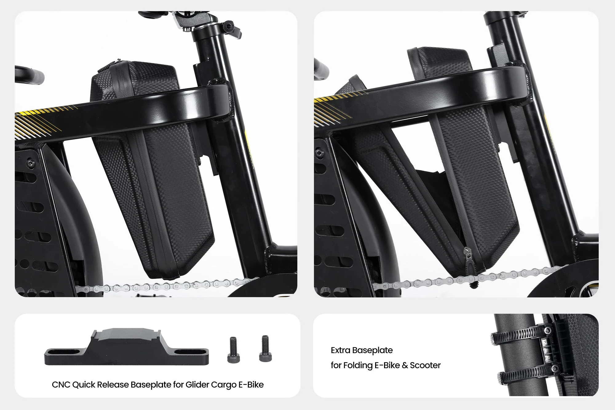 Schnellverschluss-Wasserdichte Hartschalentasche für Glider E-Bike & Scooter - Image 9