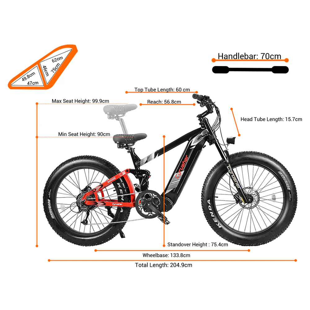 Cyrusher Ranger, All-Terrain Elektrofahrrad - Image 8